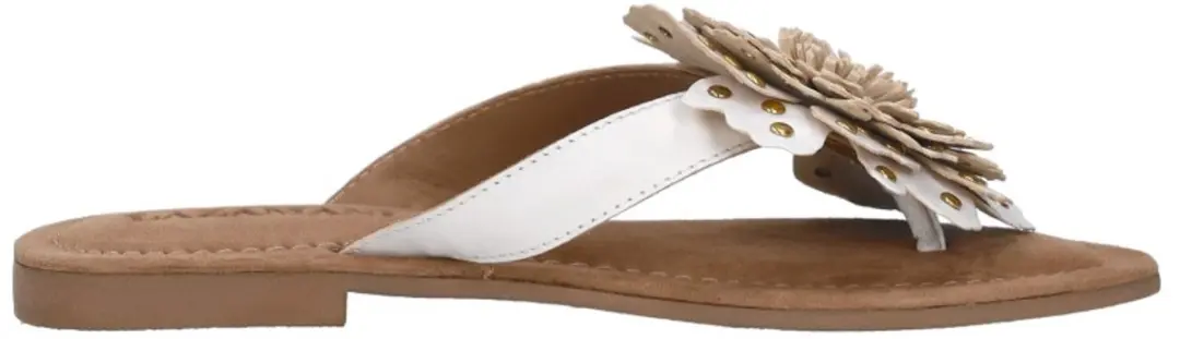 Lazamani Kira Teenslippers Wit - Maat 41 - afbeelding 2 van 6
