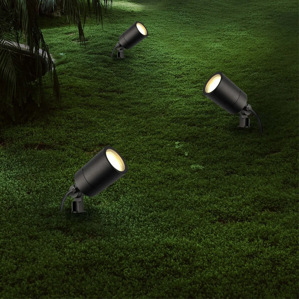 LEDVION 9x LED Spotlight GU10 5W - Zwart