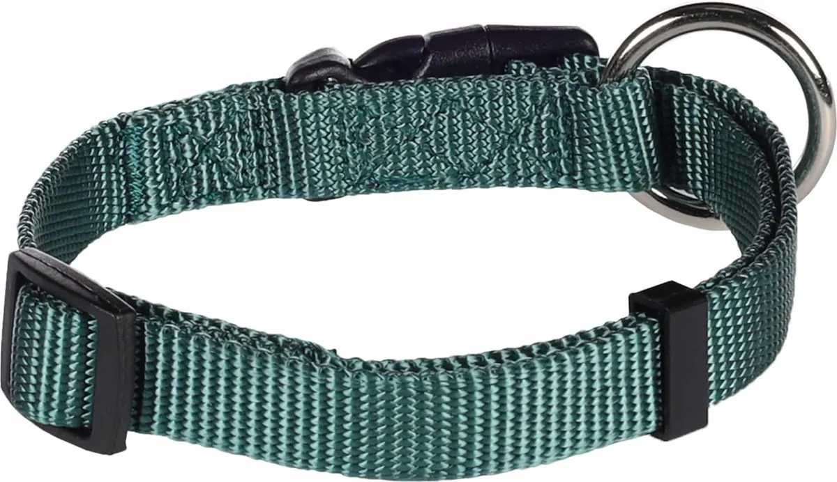 Flamingo Ziggi Halsband - Donkergroen S 30-45cm