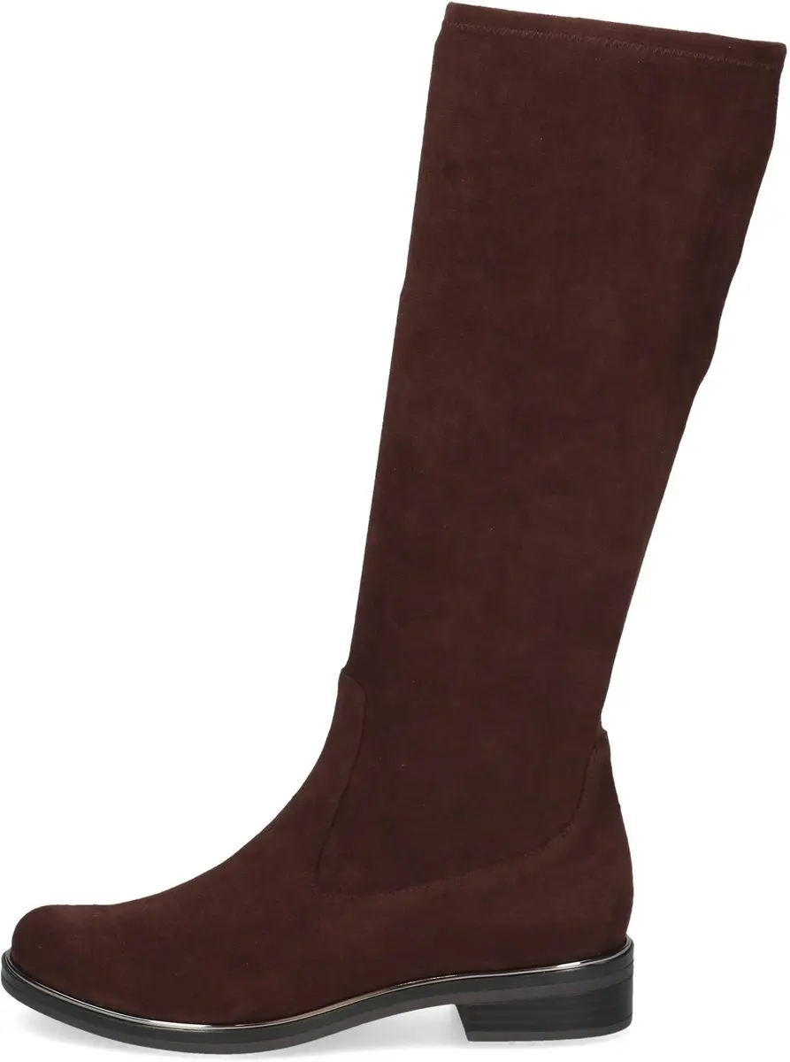 Caprice 9-9-25512-41 302 Lange Laarzen Donker Bruin Stretch Dames - Donker Bruin - 40 - afbeelding 2 van 6