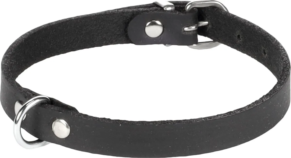 Flamingo Halsband Rondo Klink Zwart 37cm x 12mm