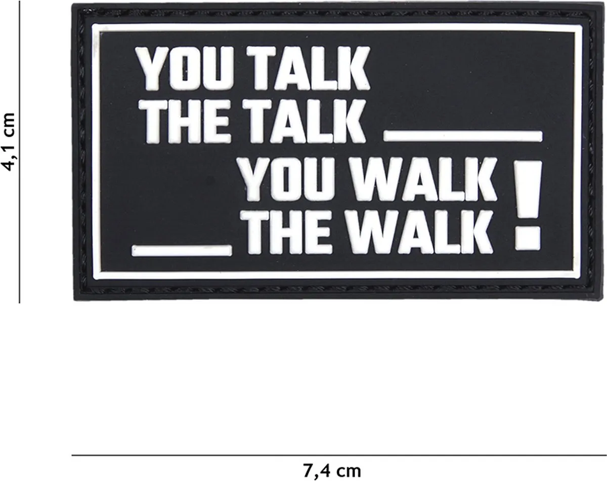 101 Inc Embleem 3D PVC You Talk, The Talk