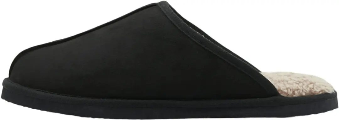 Jack & Jones - Heren Sloffen Dudely Microfiber Pantoffel - Zwart - Maat 42