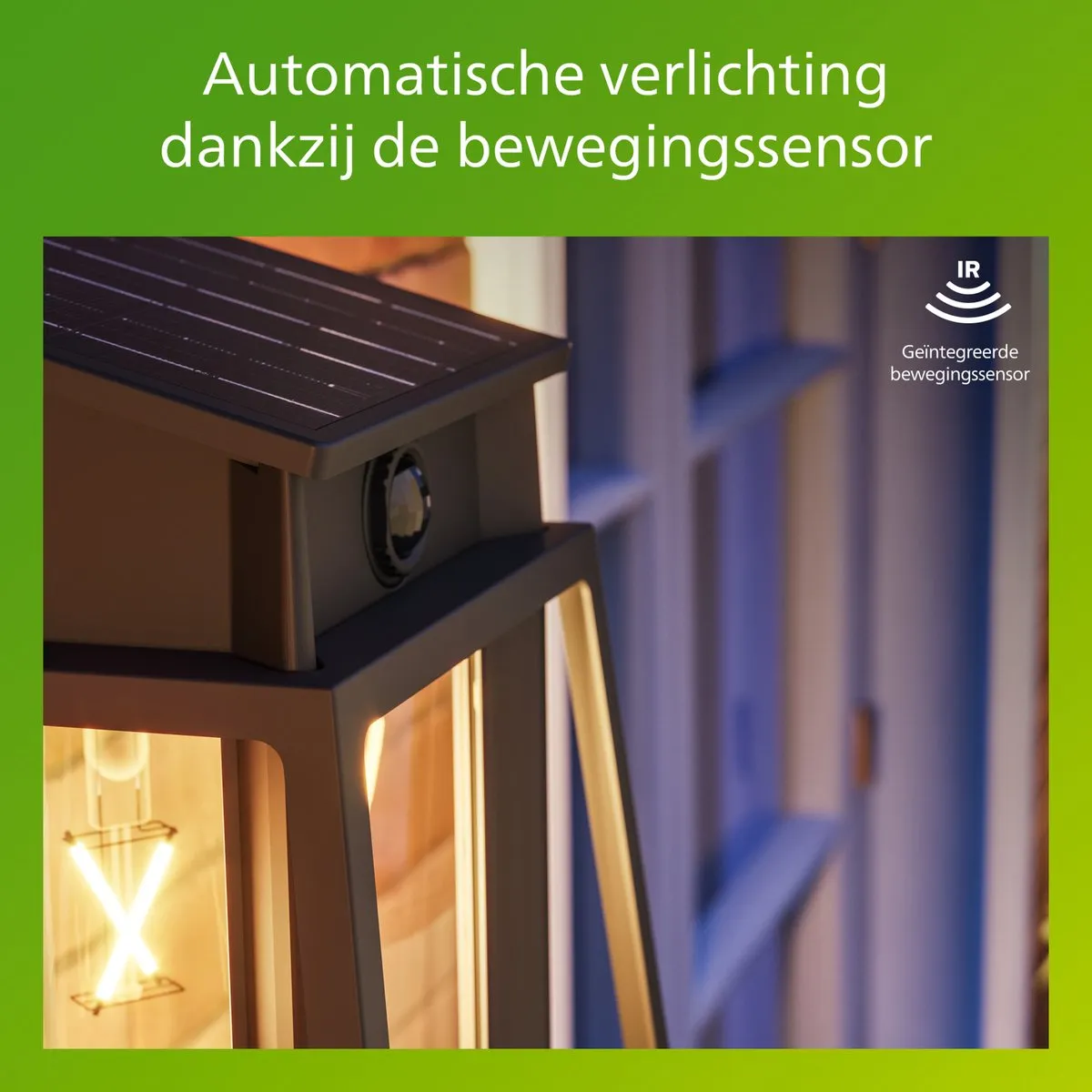 Philips Lysin Wandlamp Solar 3.2W Warmwit - Zwart - afbeelding 6 van 6