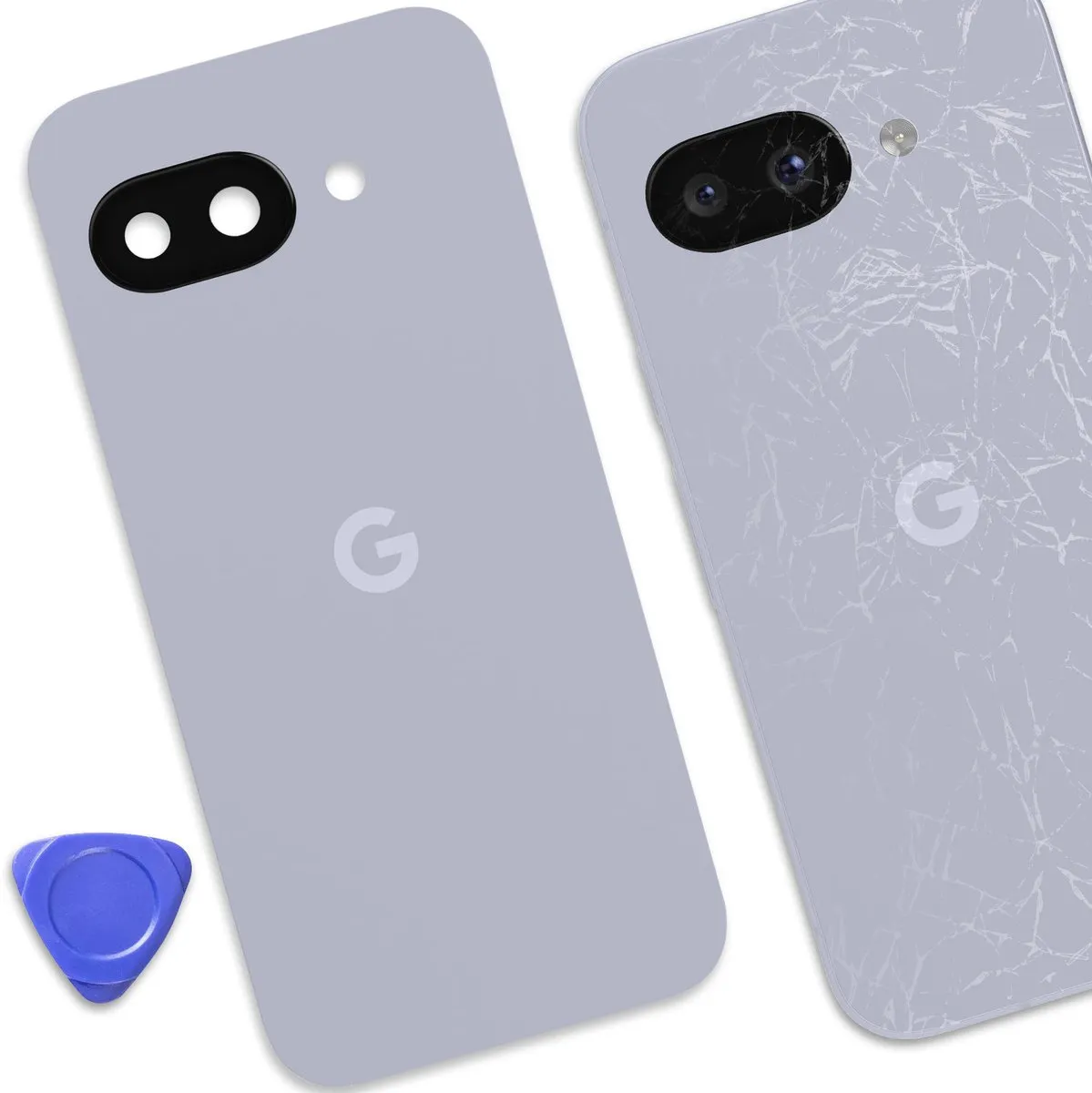 Google Pixel 9a Achterruit - lavendelgrijs