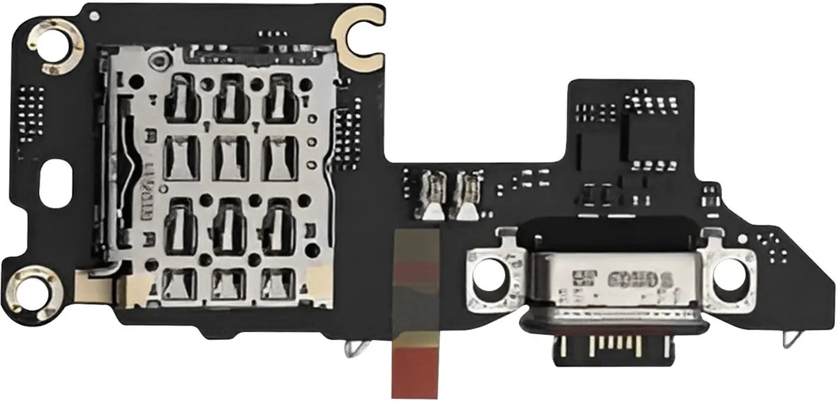 Xiaomi Poco F7 Pro Oplaadconnector - USB-C & SIM-kaartlezer - Zwart