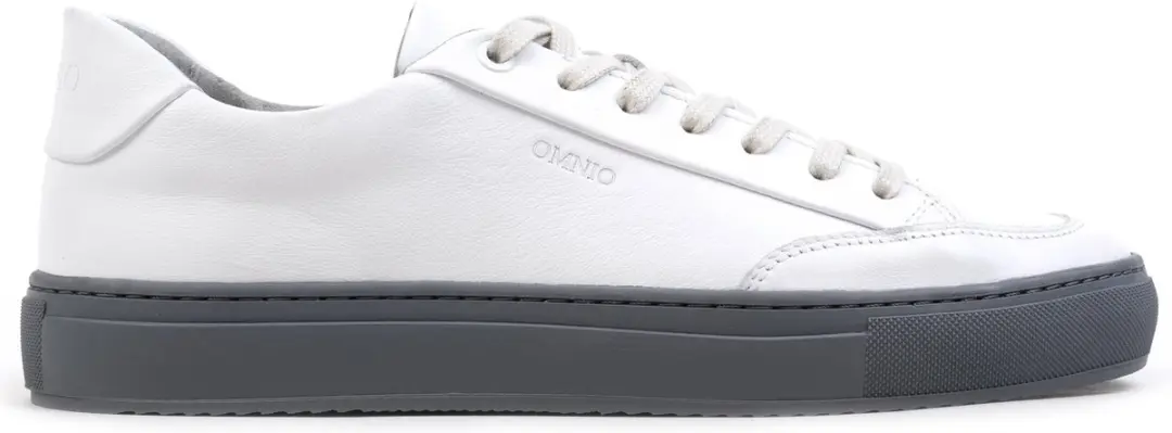 Omnio sorren sneakers wit leer gs