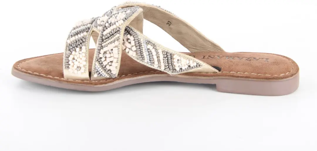 Lazamani Dames Slippers 75.337 - Beige - afbeelding 3 van 6