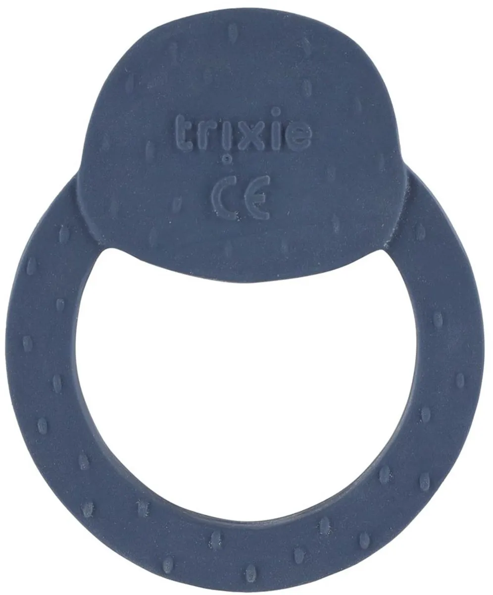 Trixie Mr. Penguin Natuurlijke Rubber Bijtring - Blauw