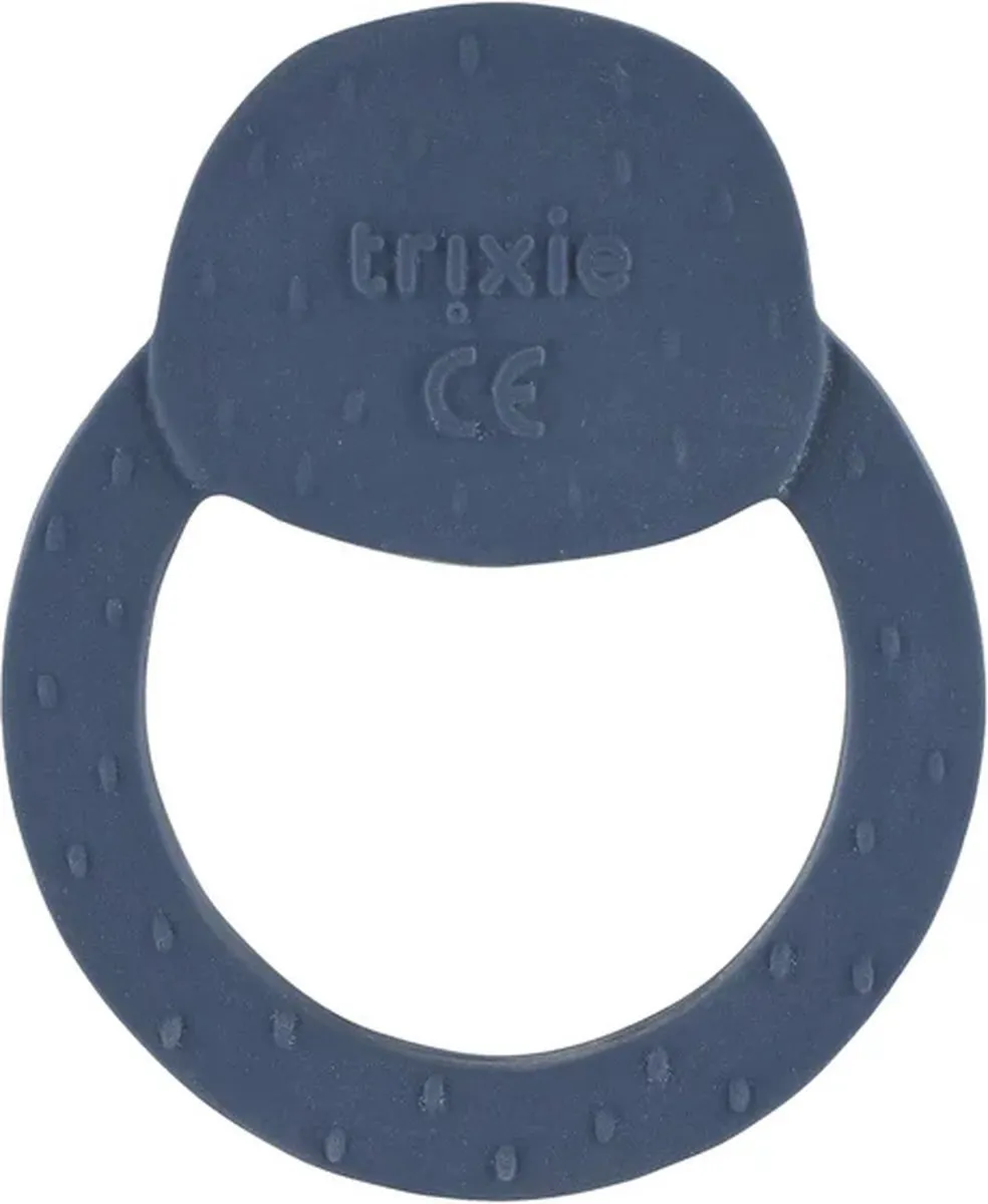 Trixie Mr. Penguin Natuurlijke Rubber Bijtring - Blauw