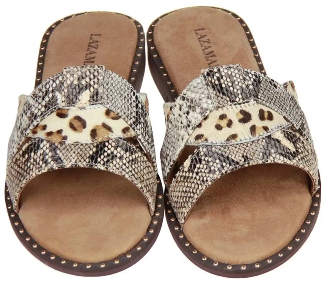 Lazamani Suze Slippers Beige - afbeelding 6 van 6