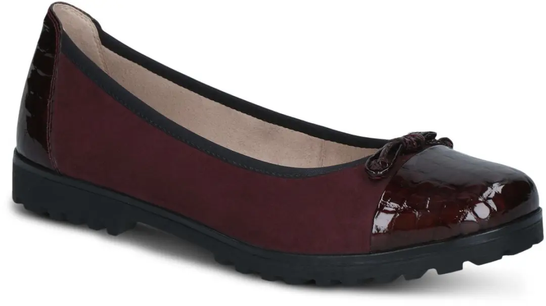Caprice Dames Ballerina 9-22150-45 567 G-breedte Maat: 38 EU