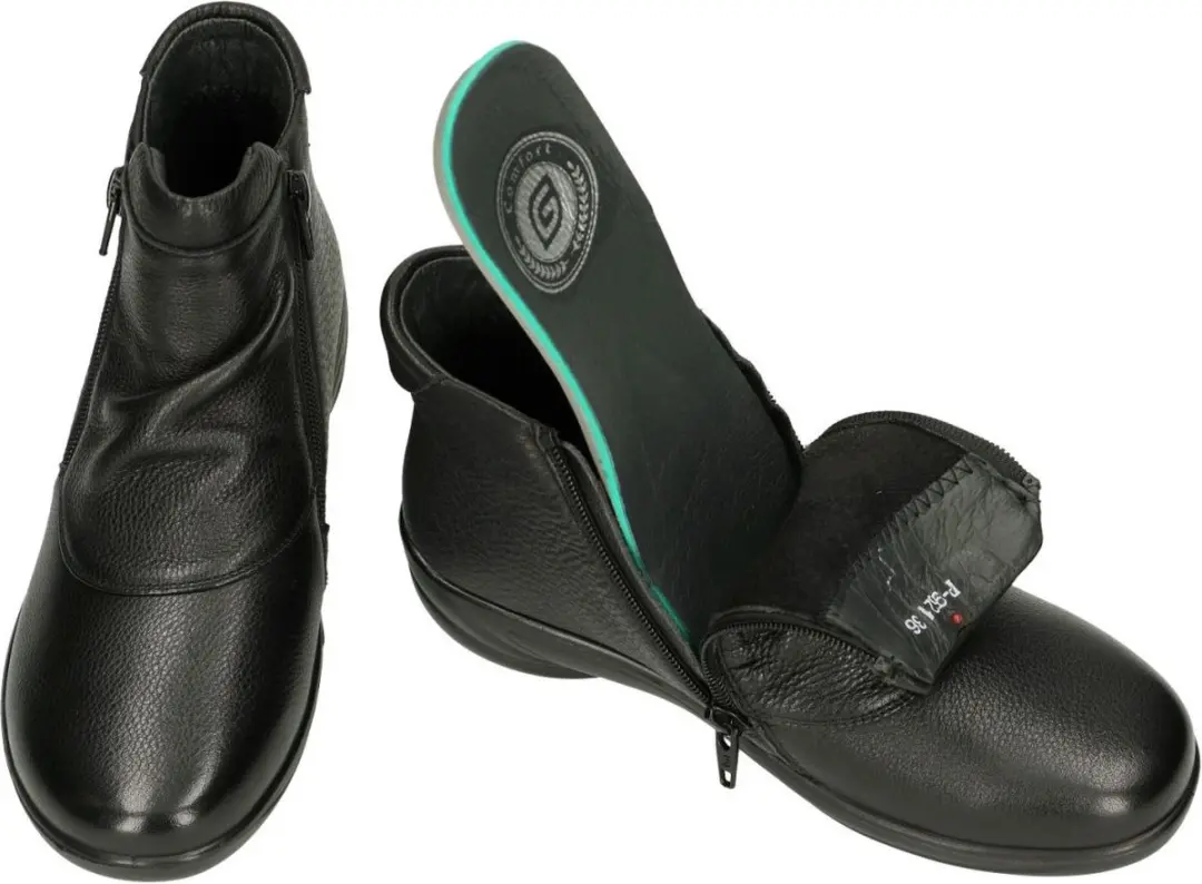 G-comfort P-9521S Enkellaarzen - Zwart - Maat 42 - afbeelding 4 van 5