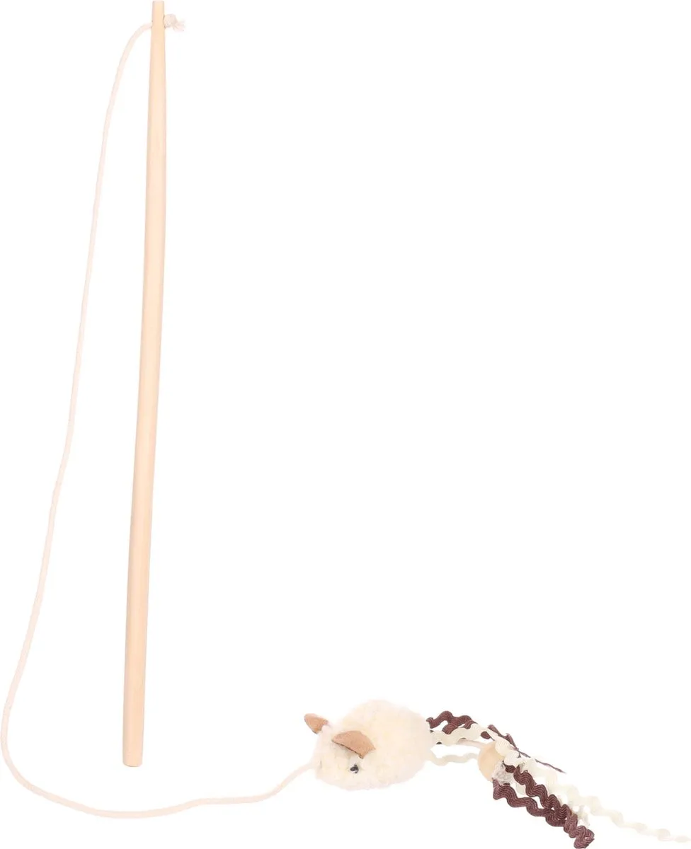 Flamingo Suava Speelgoed Kat Hengel Muis 25x5x4cm - 1 Stuk