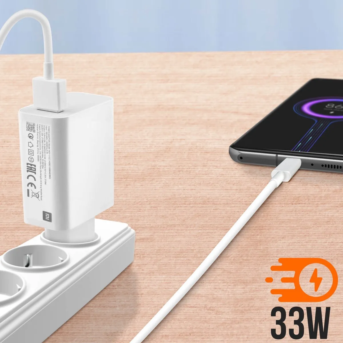 Xiaomi BHR6039EU Wandoplader 33W - 2x USB - wit