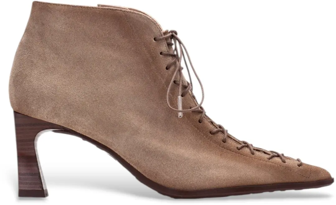 Hispanitas Taupe leren laarsjes Paris