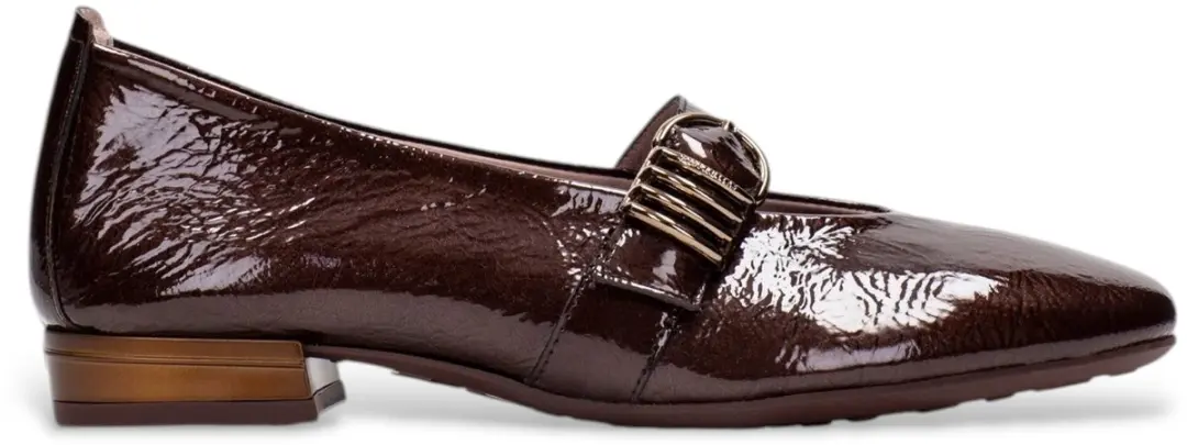 Hispanitas Bruine Oslo leren schoenen