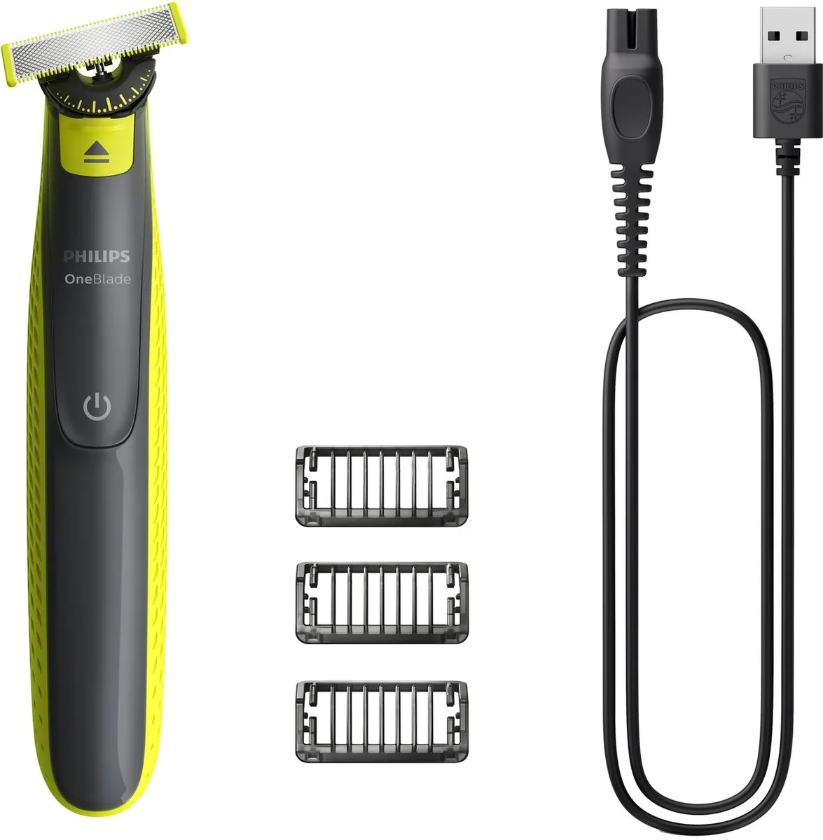 Philips OneBlade QP2724/23 Trimmer - Grijs/Limoen - afbeelding 6 van 6