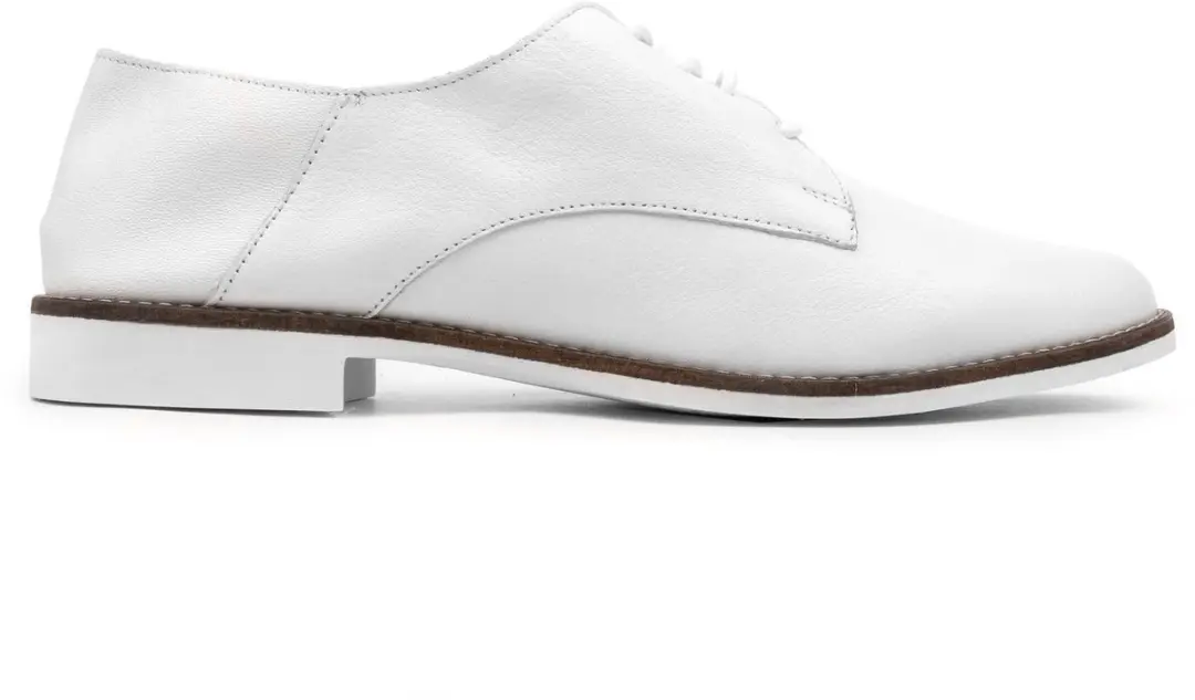 Omnio code veterschoenen wit leer