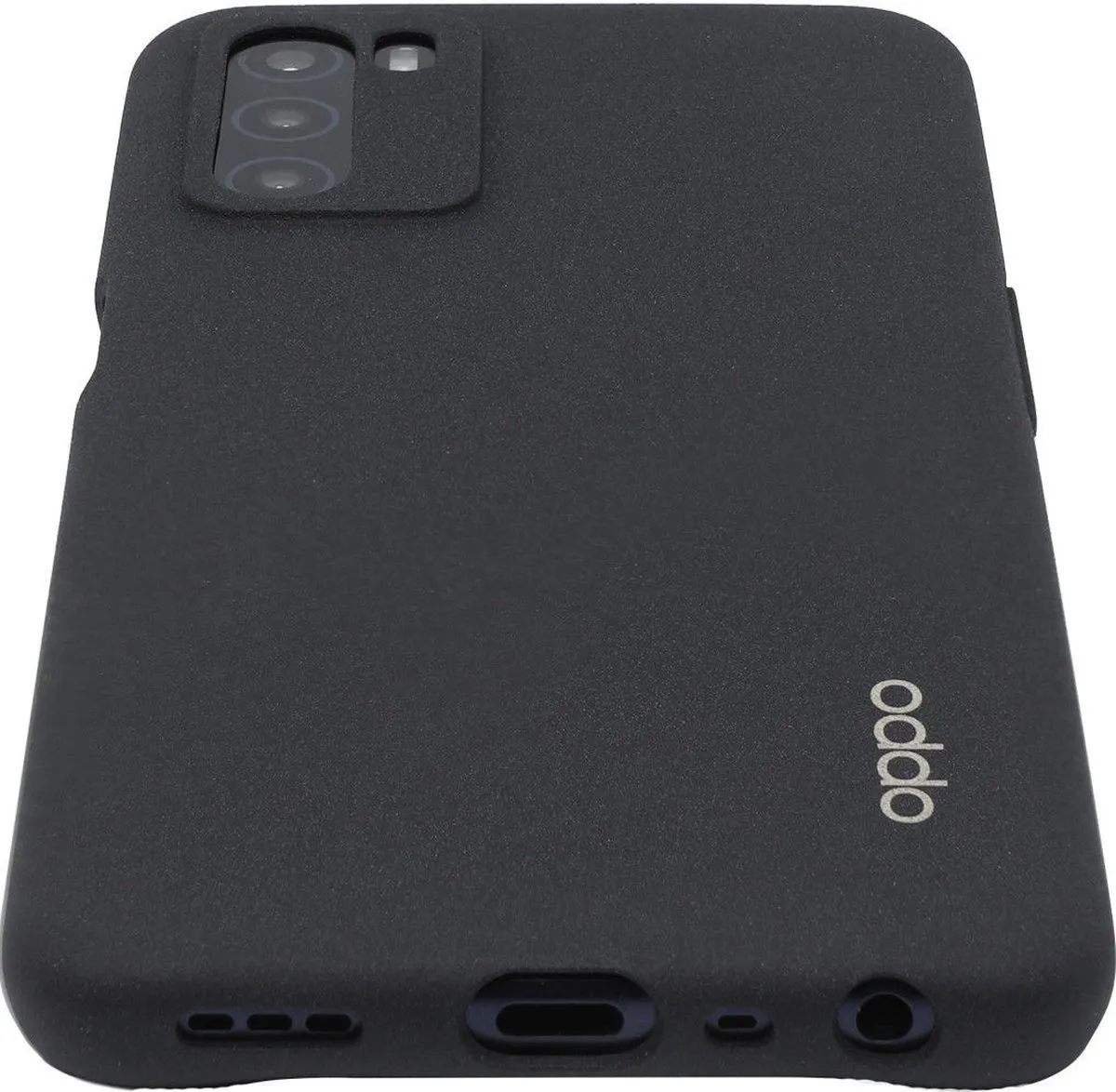 OPPO A16/A16s/A54s Hard Plastic Hoesje - Zwart