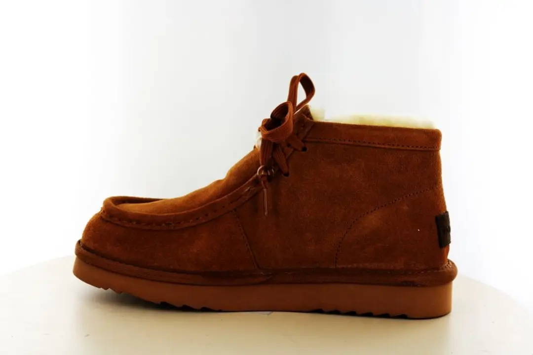 Warmbat Yeppoon Suede bootbeads Dames laarzen Cognac - afbeelding 3 van 6