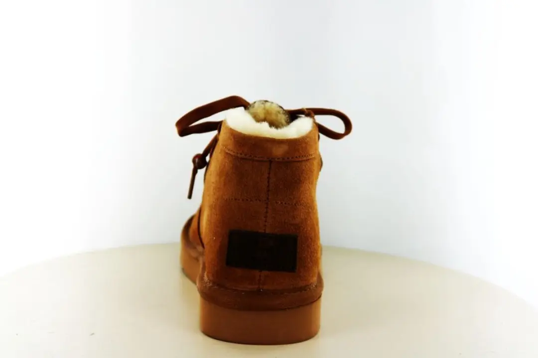 Warmbat Yeppoon Suede bootbeads Dames laarzen Cognac - afbeelding 6 van 6