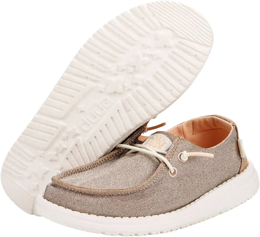 Wendy Y Metallic Sparkle veterschoen voor kinderen