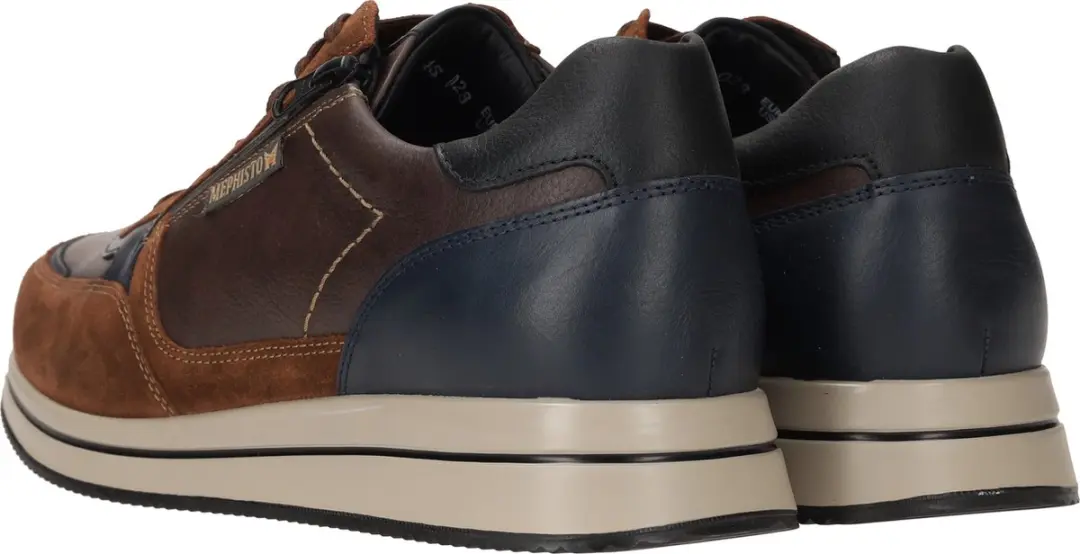 Heren Veterschoenen Mephisto Gilford Brown Bruin - Maat 9 - afbeelding 5 van 6