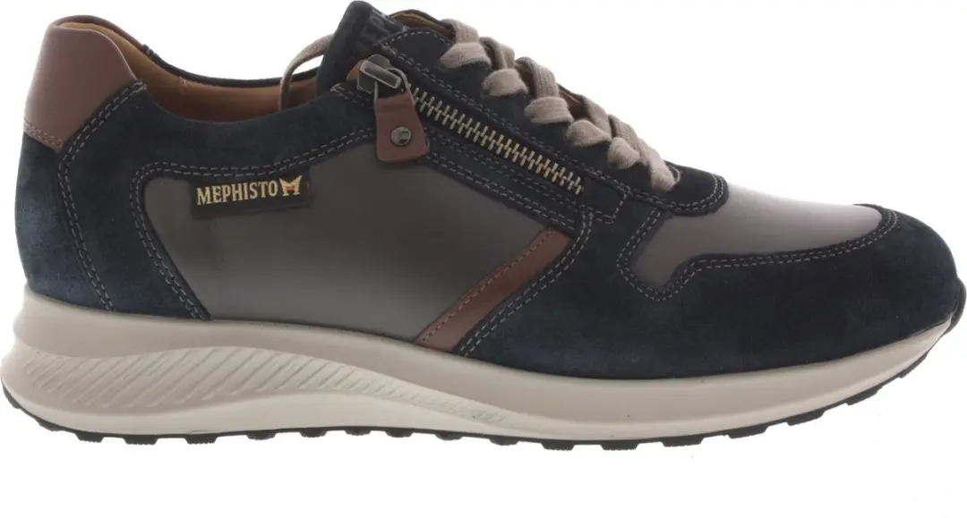 Heren Veterschoenen Mephisto Dino Blue Blauw