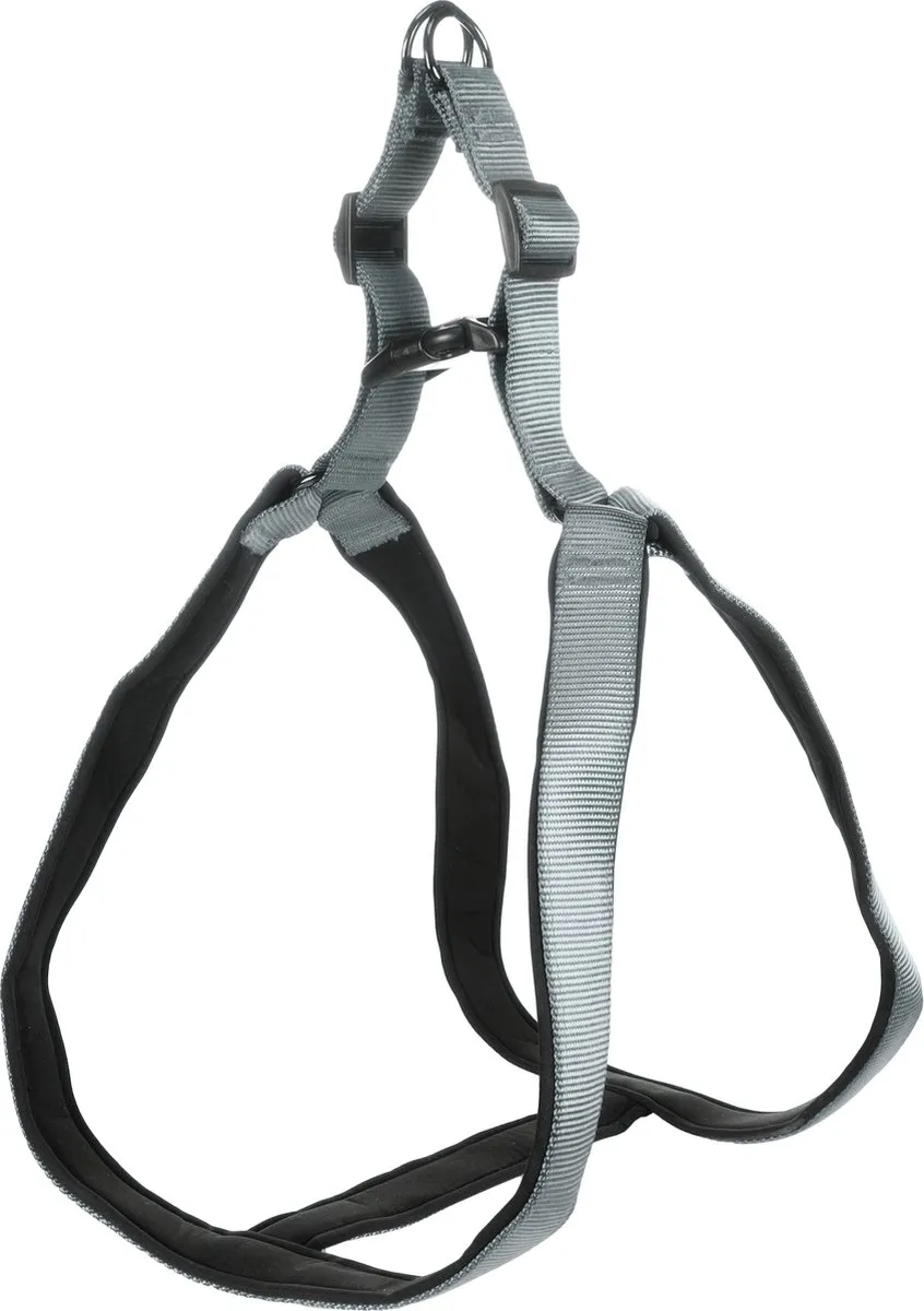 Flamingo Abbi Step&go Hondenharnas Grijs XXL 88-98cm