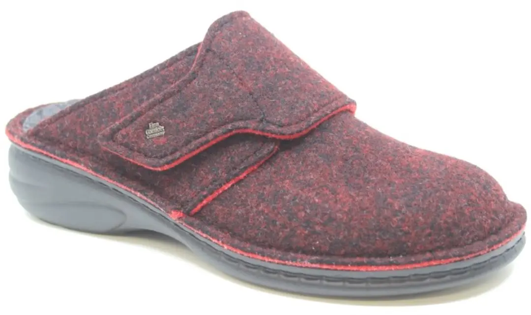 Finn Comfort GOMS Slides Wijdte H - Rood - afbeelding 5 van 6