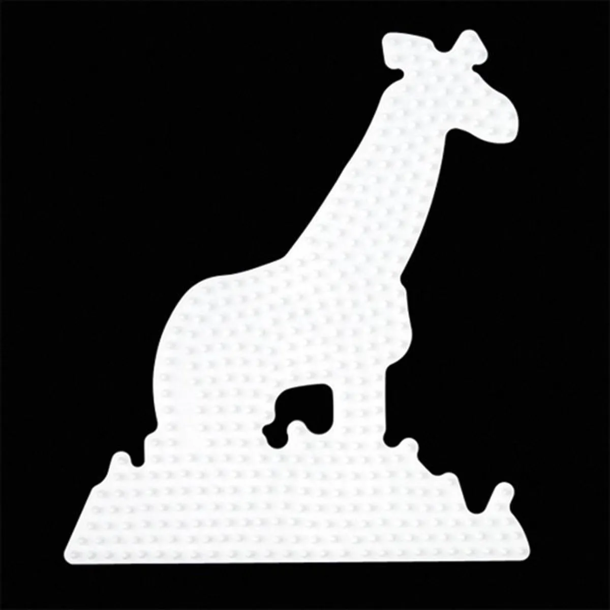 Hama Midi Giraffe Strijkkralen Vormpje - Wit