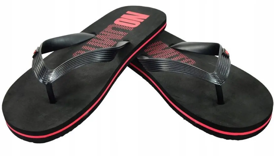4F Flip-flops No Limits Unisex Zwart-Rood Maat 40