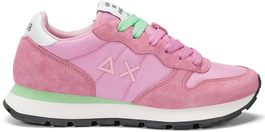 Sun68 Ally Solid Nylon Sneakers - Dames - Roze - Maat 39 - afbeelding 2 van 6