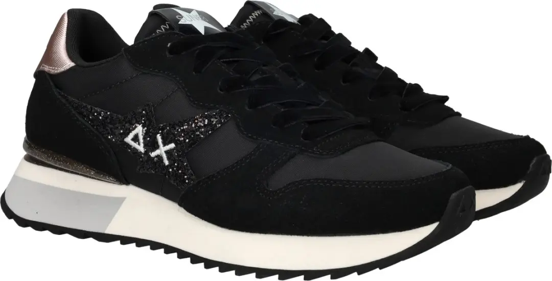 Sun68 Stargirl glitter logo Sneakers - Zwart 41 - afbeelding 4 van 6