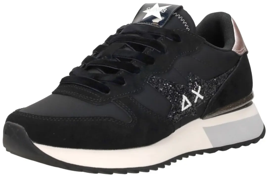 Sun68 Stargirl glitter logo Sneakers - Zwart 41 - afbeelding 5 van 6
