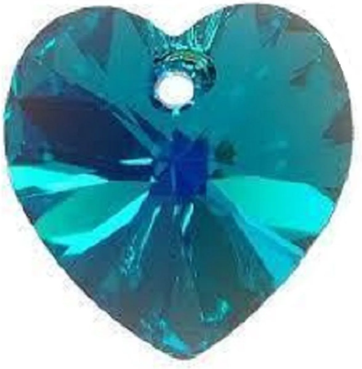 Swarovski Elements Hart 18x18mm Zircon AB