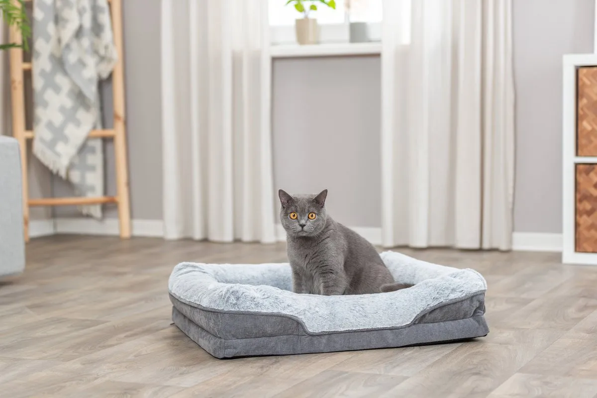 Trixie Vital Hondenmand Lino Hoekig 90x65cm - Grijs