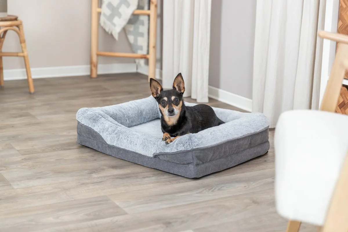 Trixie Vital Hondenmand Lino Hoekig 90x65cm - Grijs