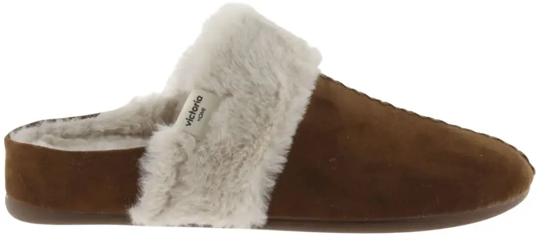 Vrouwen pantoffels met suède effect Victoria Norte
