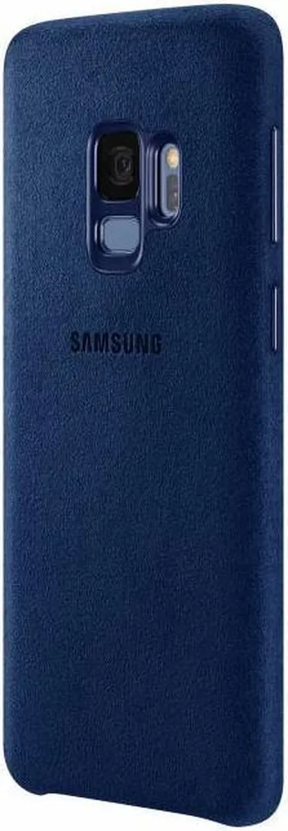 Samsung Galaxy S9 Alcantara Hoes Blauw - G96009881001
