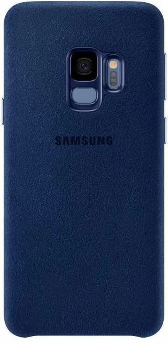 Samsung Galaxy S9 Alcantara Hoes Blauw