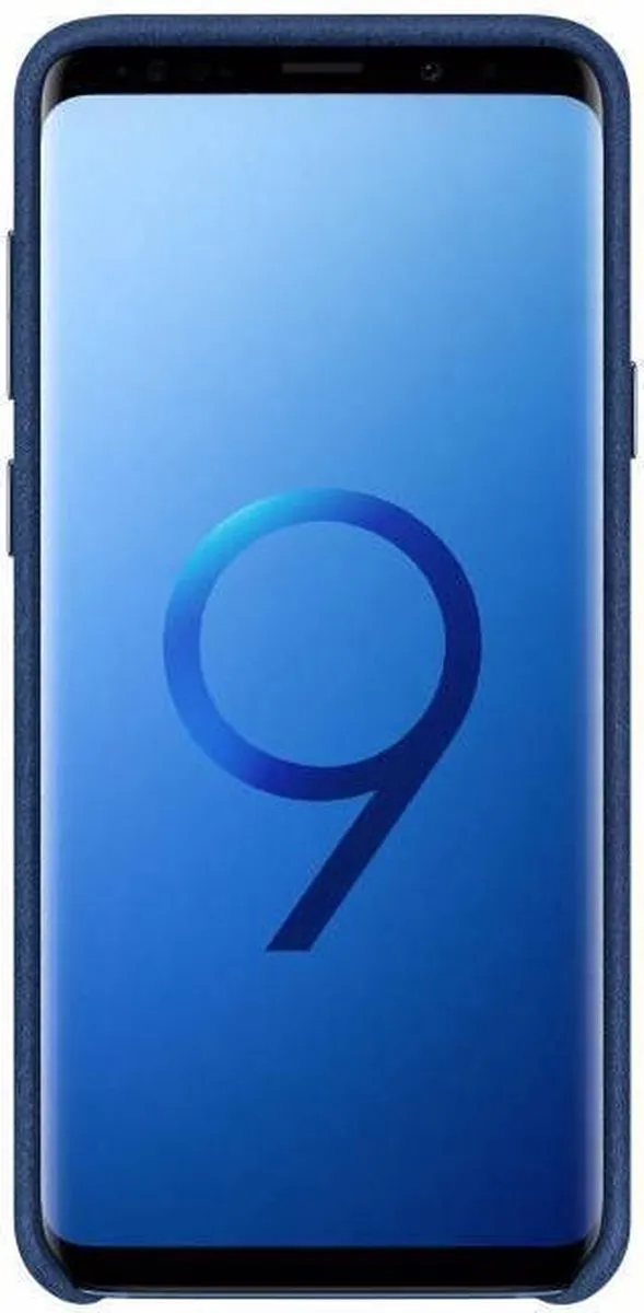 Samsung Galaxy S9 Alcantara Hoes Blauw - G96009881001