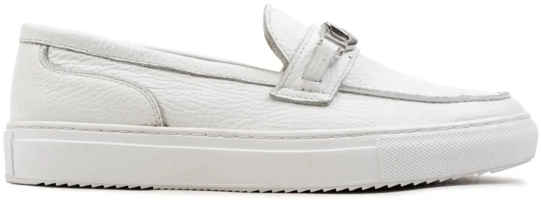 Omnio alfa loafers dames wit leer