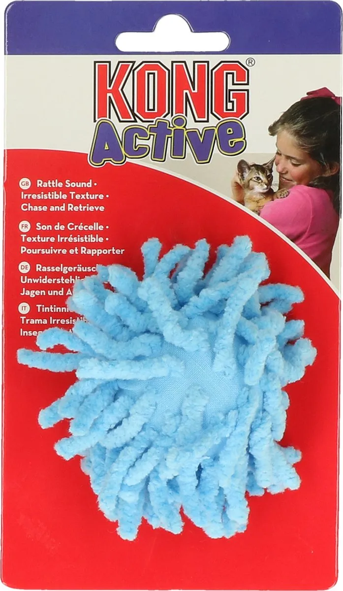 KONG Kat Moppy Ball Assorti - Blauw