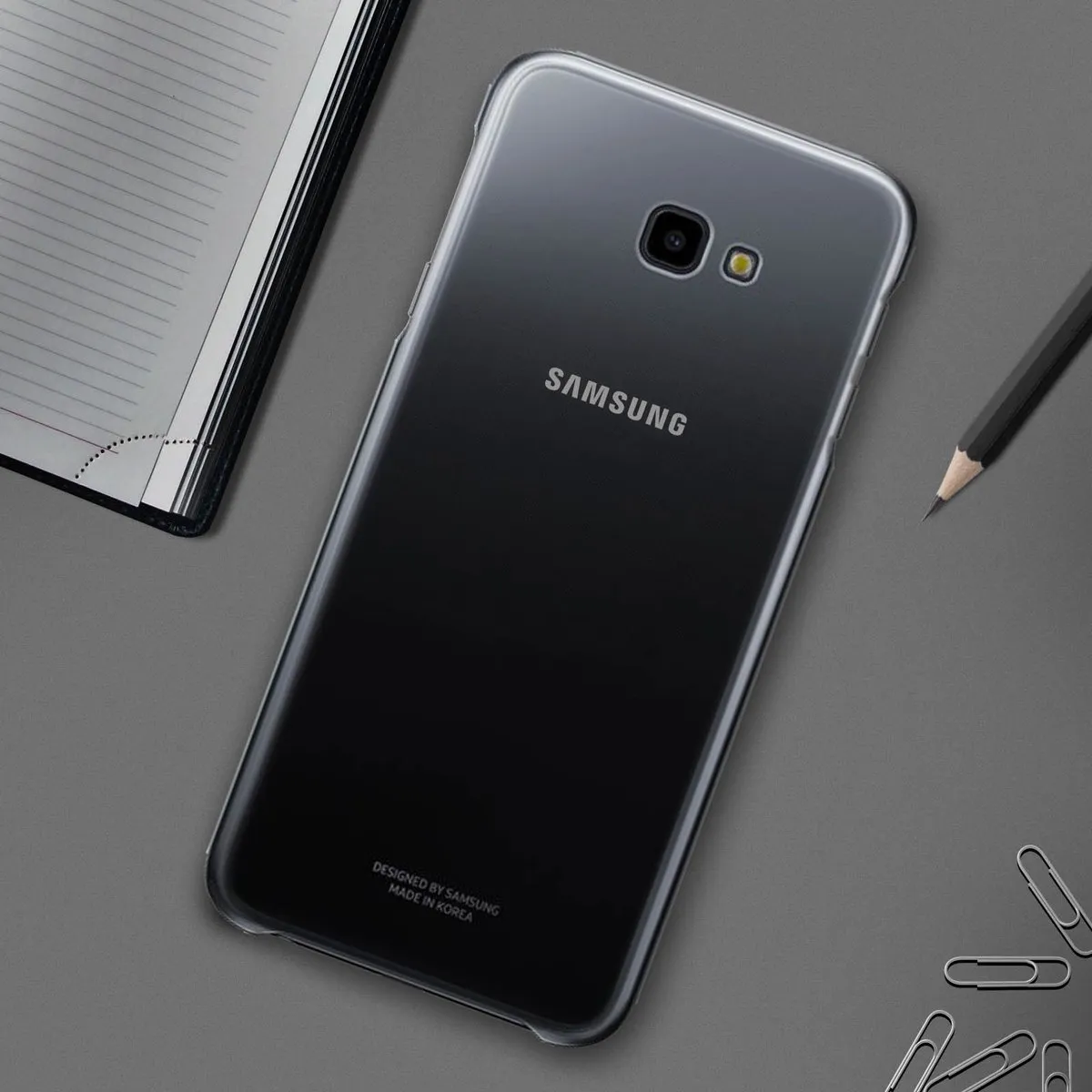Samsung Galaxy J4+ Jelly Cover - Zwart