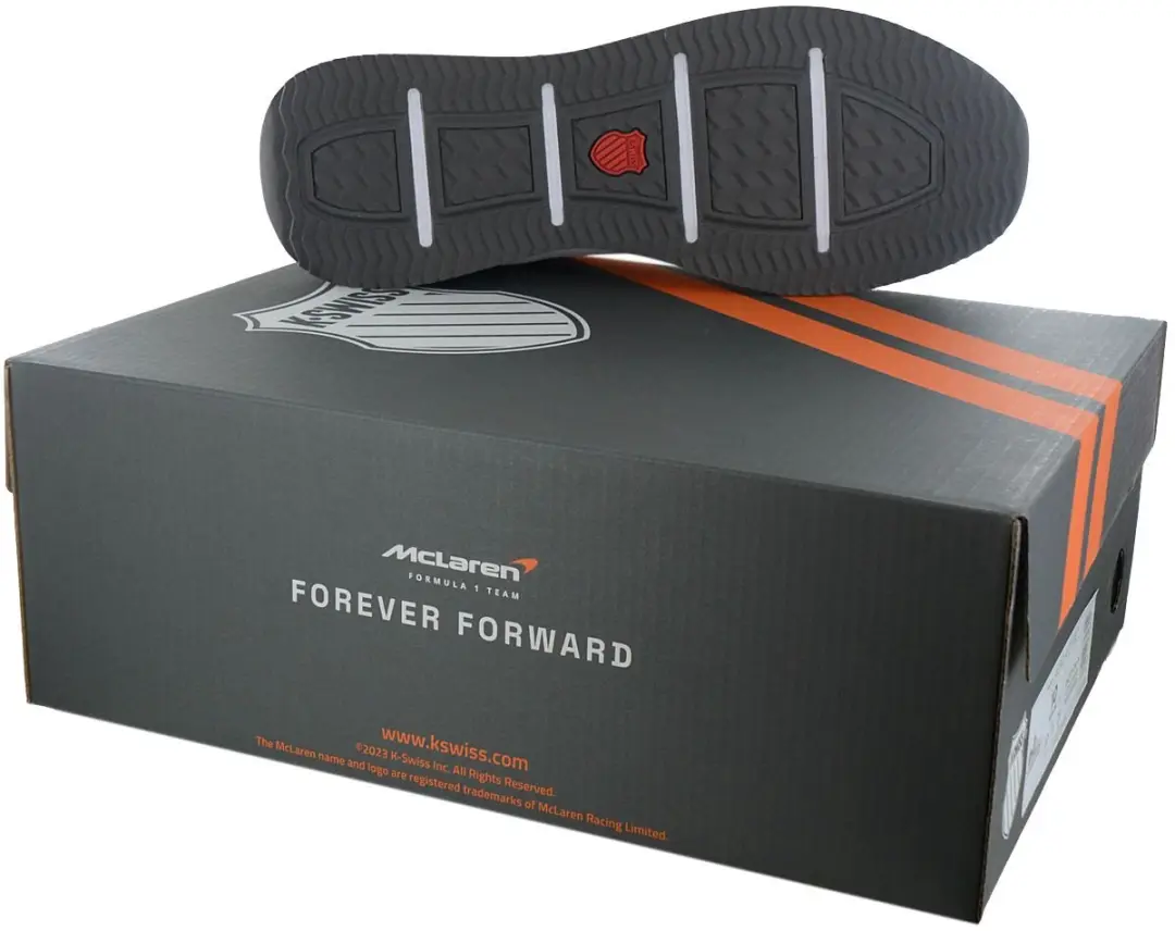 K-Swiss x McLaren F1 Aero Active Heren Sneakers Wit - afbeelding 2 van 6
