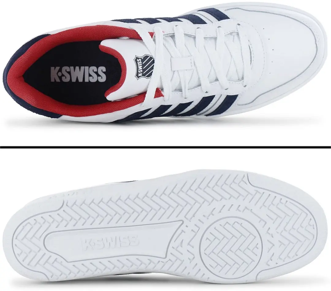 K-Swiss Court Palisades Heren Sneakers Wit 40 - afbeelding 5 van 6