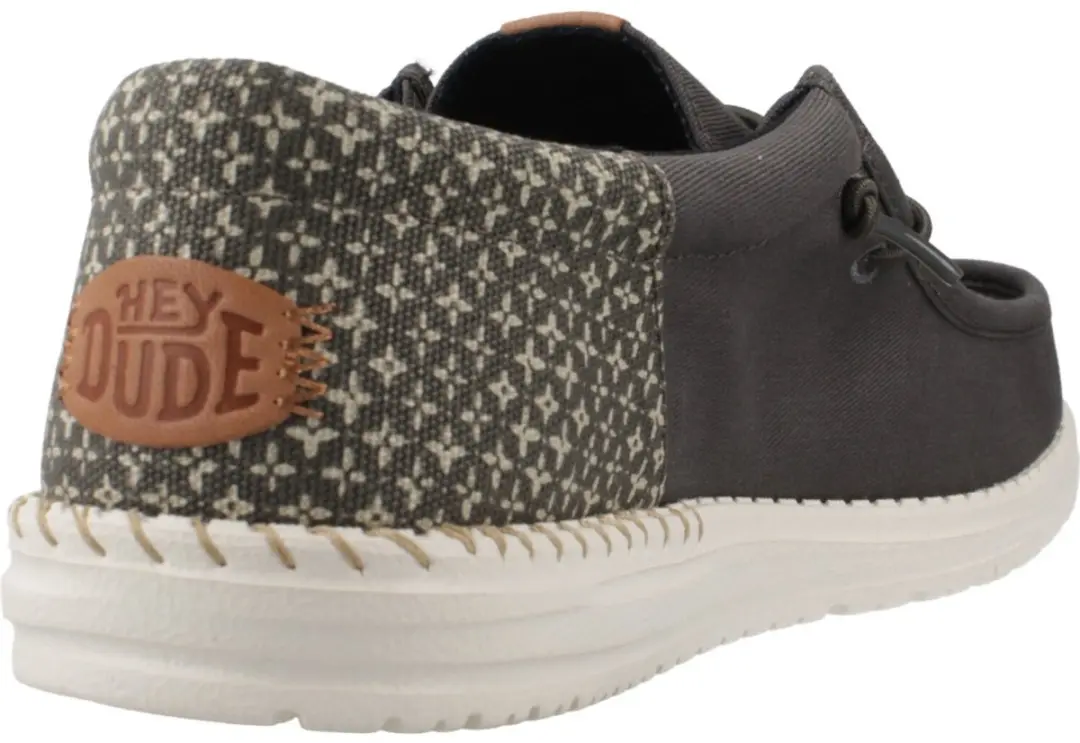 HEY DUDE WALLY FUNK BLOCK PRINT Grijs 41 EU
