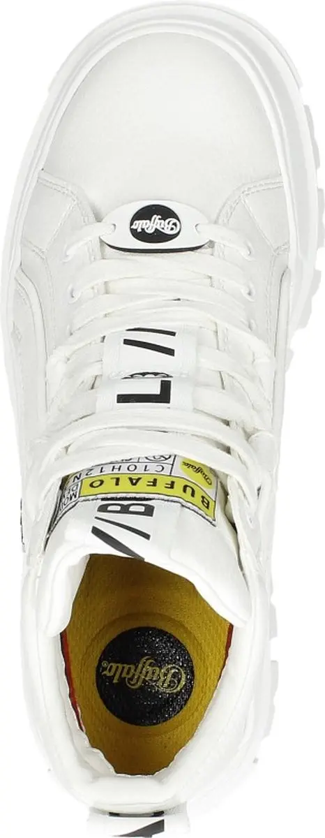 Buffalo Aspha NC Mid Vegan Nappa sneakers - wit - afbeelding 6 van 6